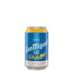 Cerveza San Miguel Radler 00 Lata 33 cl.  - Pack 24 unidades