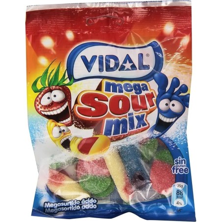 Gominola Vidal Sour Mix - Caja 14 unidades