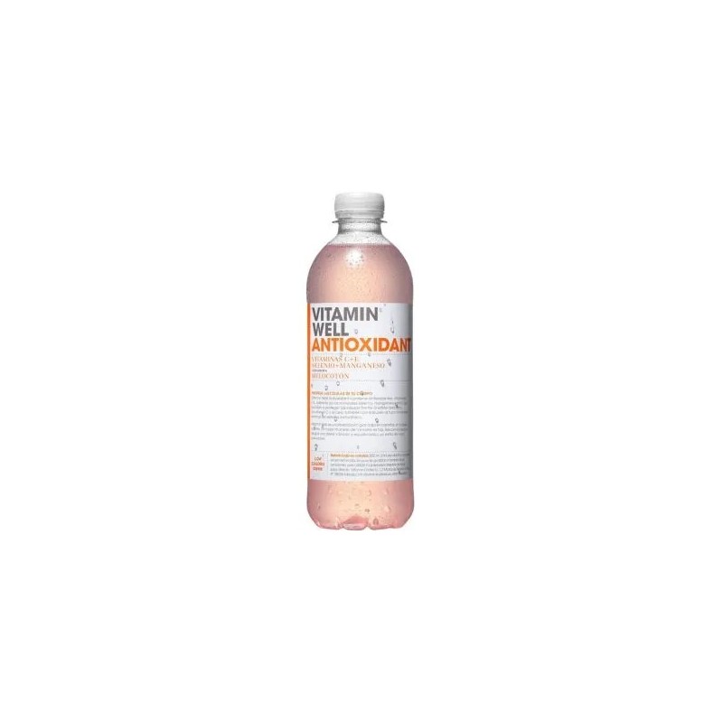 Vitamin Well Antioxidant Melocotón 500 ml - Pack 12 unidades